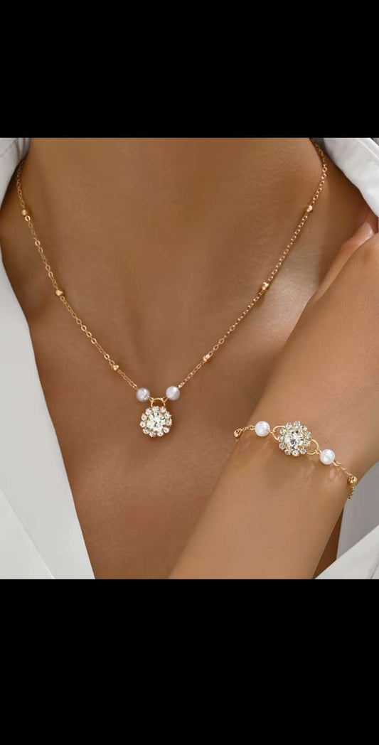 Ensemble de bijoux collier est bracelet