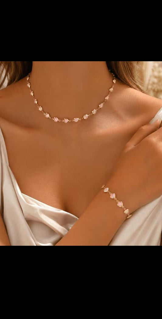 Ensemble de bijoux collier est bracelet