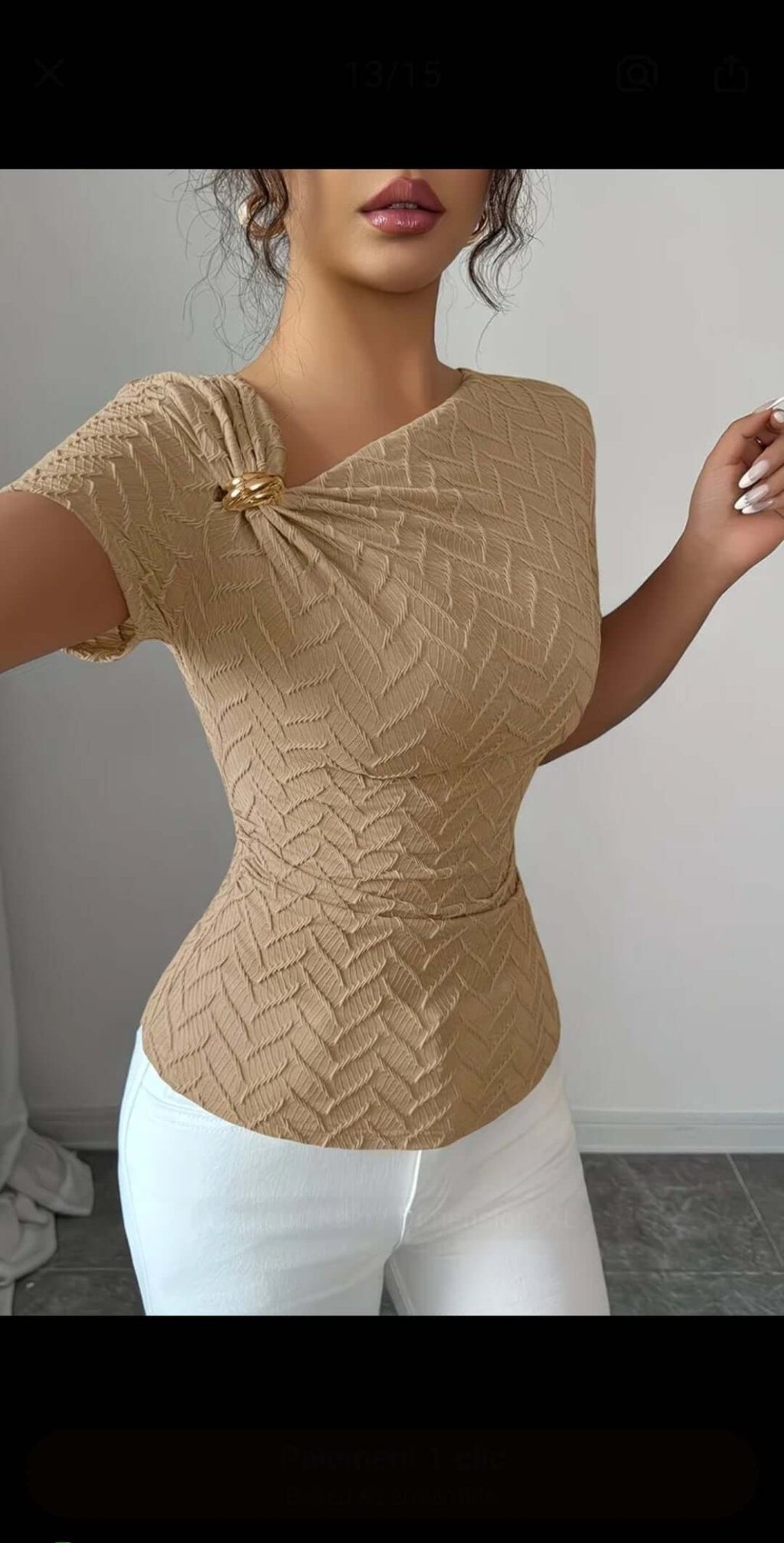 Haut-femme-doux-coton-crop top-viscose-
Extensible 